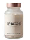 Pure Calm Magnesium Glycinate — lifestyle image of evening wellness routine with capsules and water